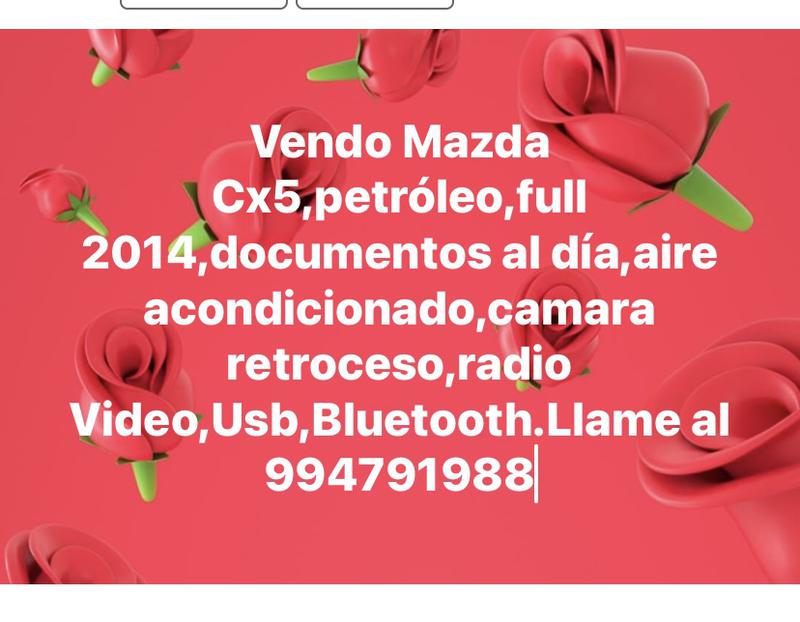 Mazda CX-5 • 2014 • 74,500 km 2