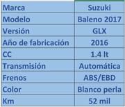 Suzuki Baleno • 2016 • 52,000 km 2