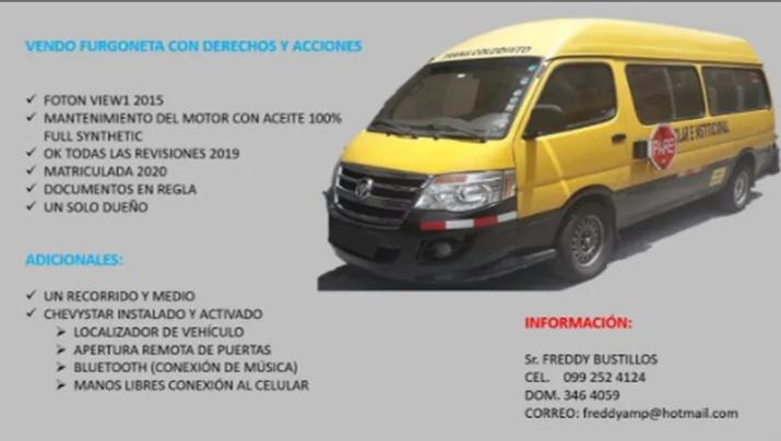 Foton View • 2015 • 220,000 km 1