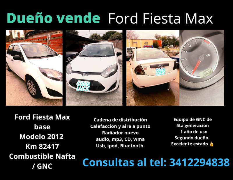 Ford Fiesta • 2012 • 82,412 km 2