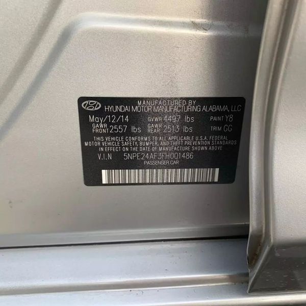 Hyundai Sonata • 2015 • 89,671 km 3