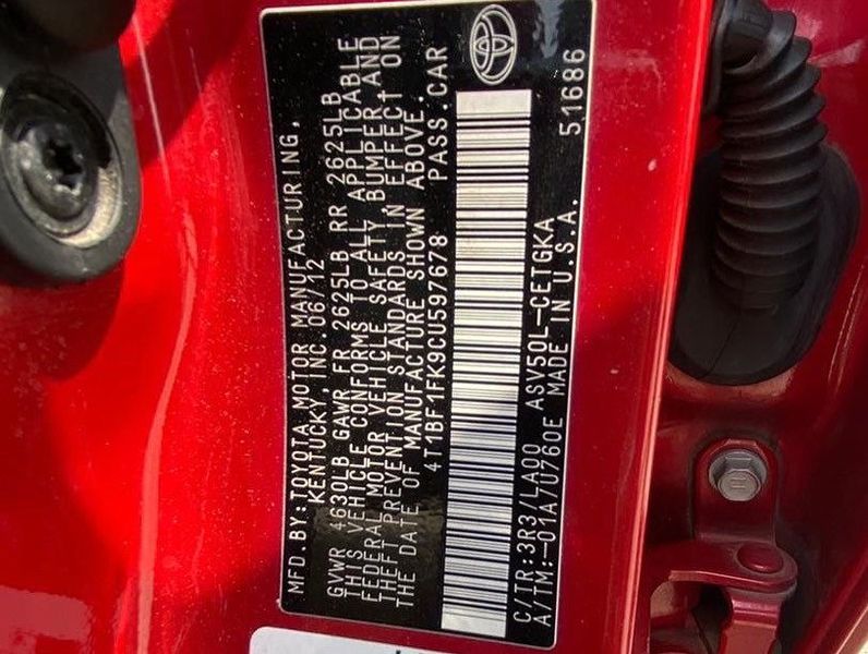 Toyota Camry • 2012 • 117,734 km 7