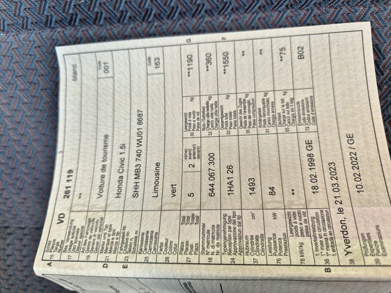 Honda Civic • 1998 • 111,000 km 6