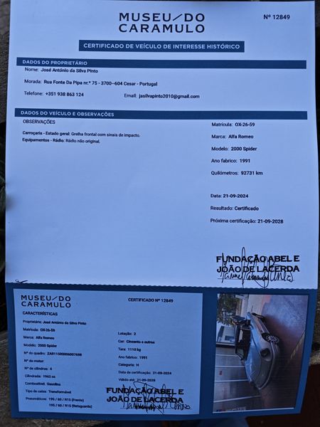 Alfa Romeo Spider • 1991 • 92,500 km 9
