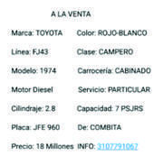 Toyota Land Cruiser • 1974 • 8,462 km 2