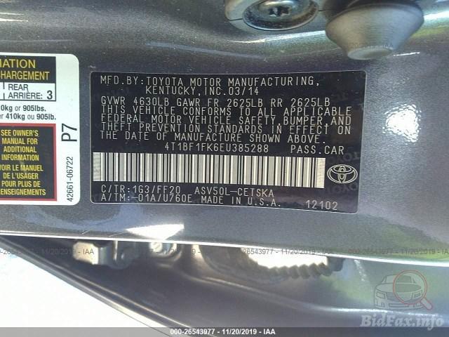 Toyota Camry • 2014 • 102,000 km 7