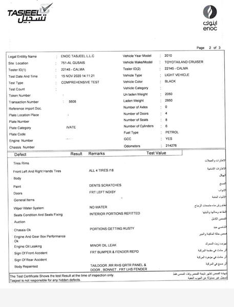 Toyota Land Cruiser • 2010 • 21,500 km 5