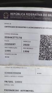 Volkswagen Gol • 1995 • 1,380 km