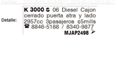 Kia K 2500 • 2006 • 250 km