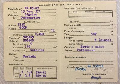 Fiat Seicento • 1971 • 55,000 km