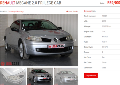 Renault Mégane • 2007 • 201,239 km