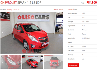 Chevrolet  • 2012 • 141,738 km