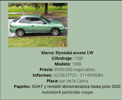 Hyundai Accent • 1998 • 287,000 km