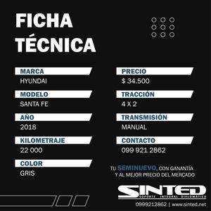 Hyundai Santa Fe • 2018 • 22,000 km