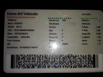 Peugeot 405 • 1995 • 1,234 km