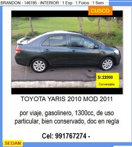 Toyota Yaris • 2010 • 120 km